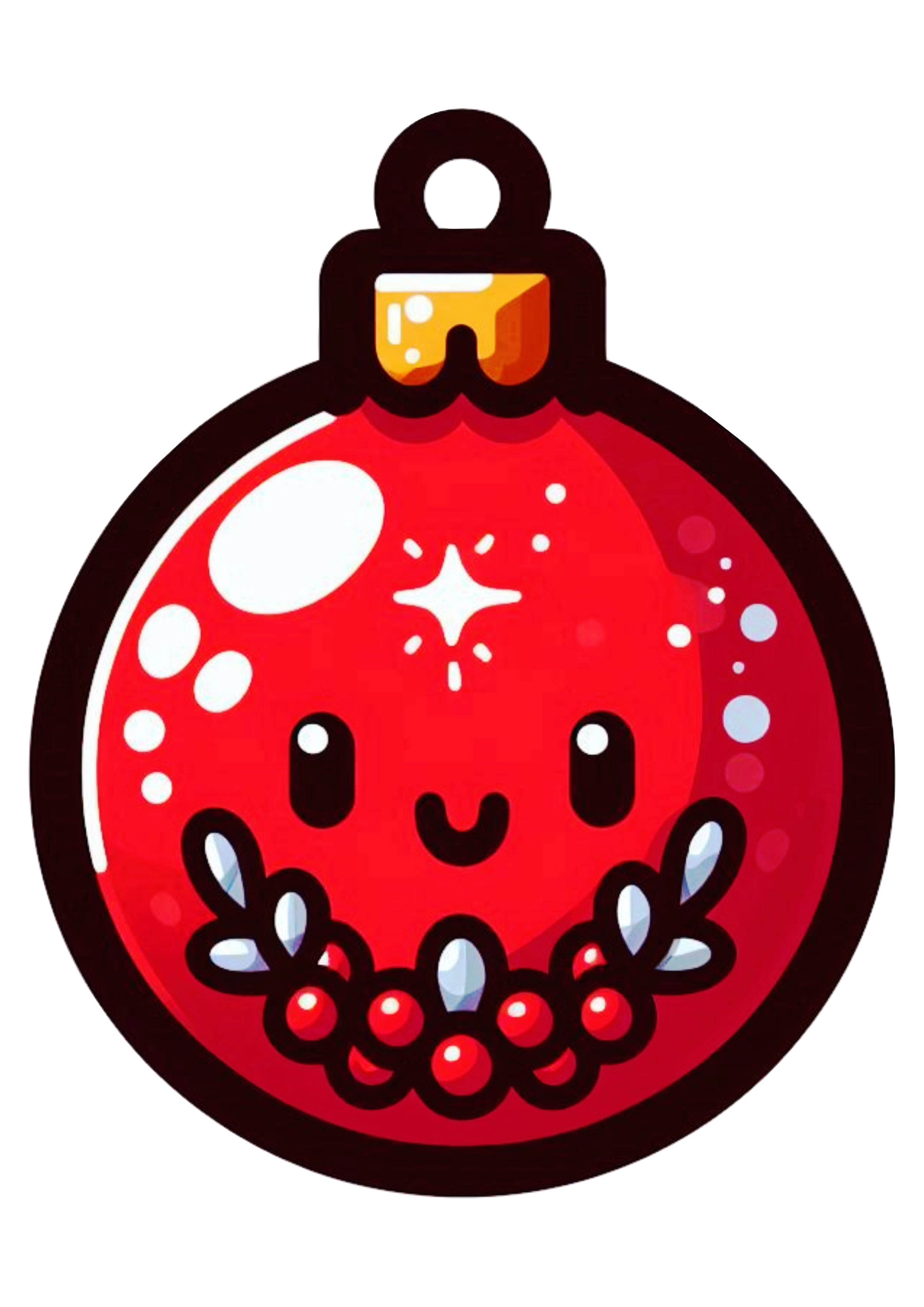 Festive Christmas Ball PNG