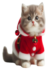 Christmas image cat cut19