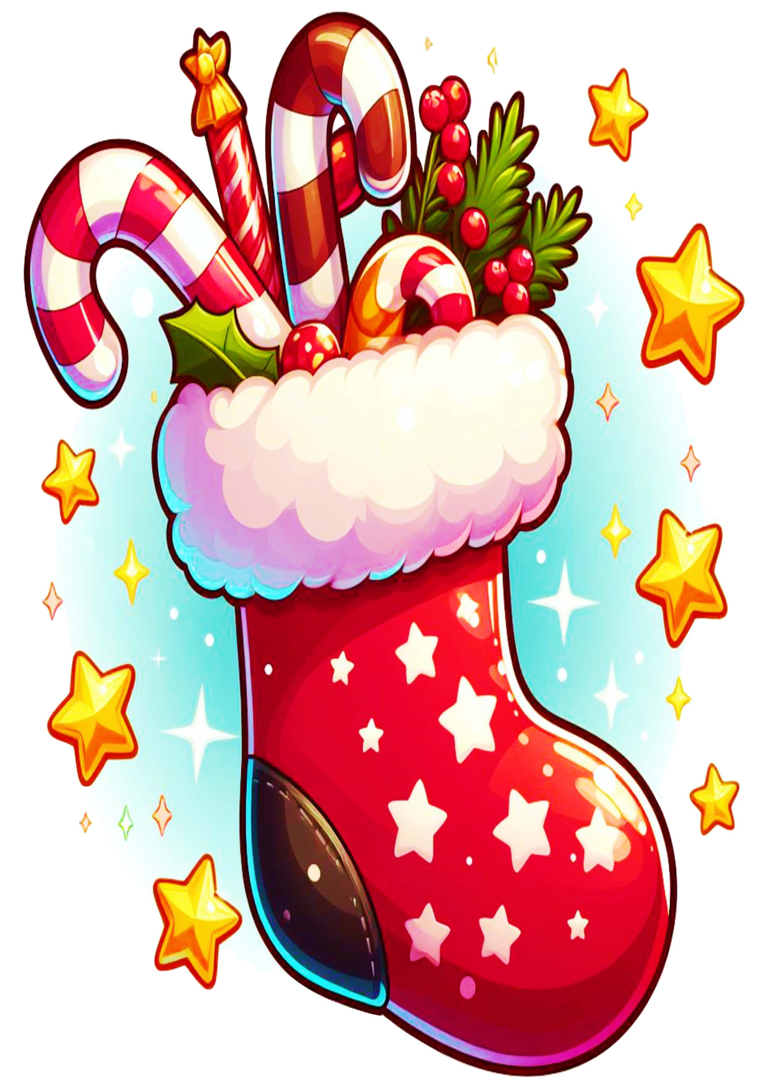 Illustrated Christmas Stockings to Inspire Your Holiday Decor PNG