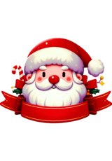 Topper cake Santa Claus christmas4