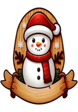 cake topper christmas snowman1