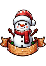 cake topper christmas snowman2