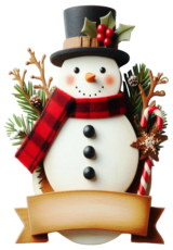 cake topper christmas snowman5