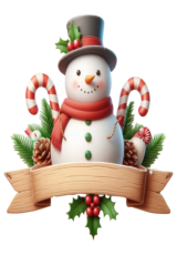 cake topper christmas snowman7