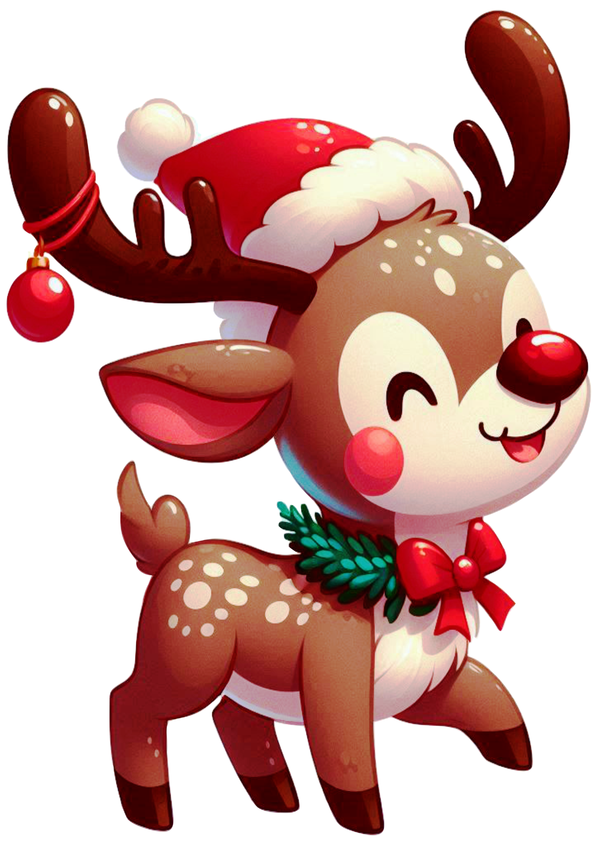 Santa’s Reindeer PNG