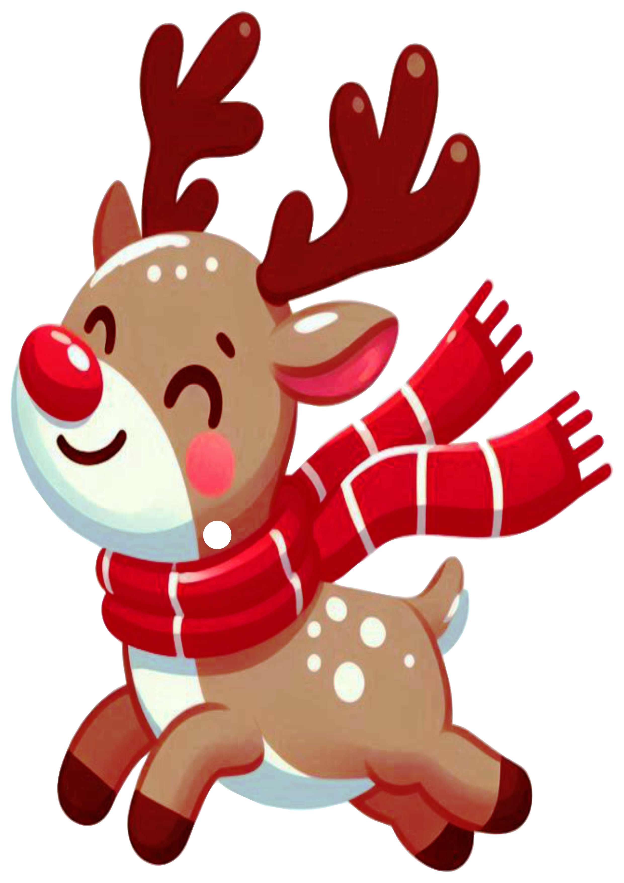 Santa’s Reindeer Transparent Background PNG