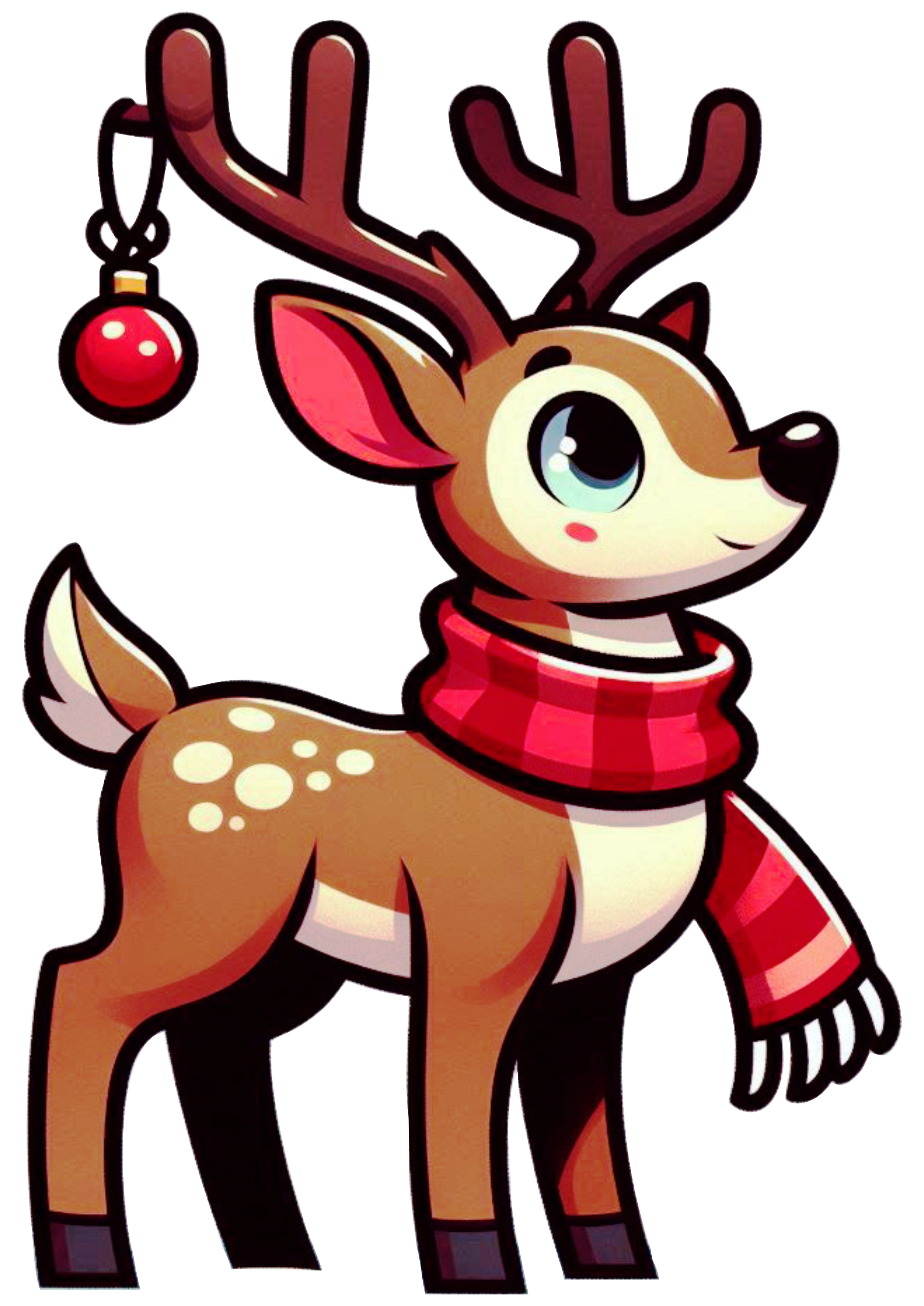 A Christmas Reindeer PNG