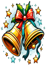 christmas bells drawing2