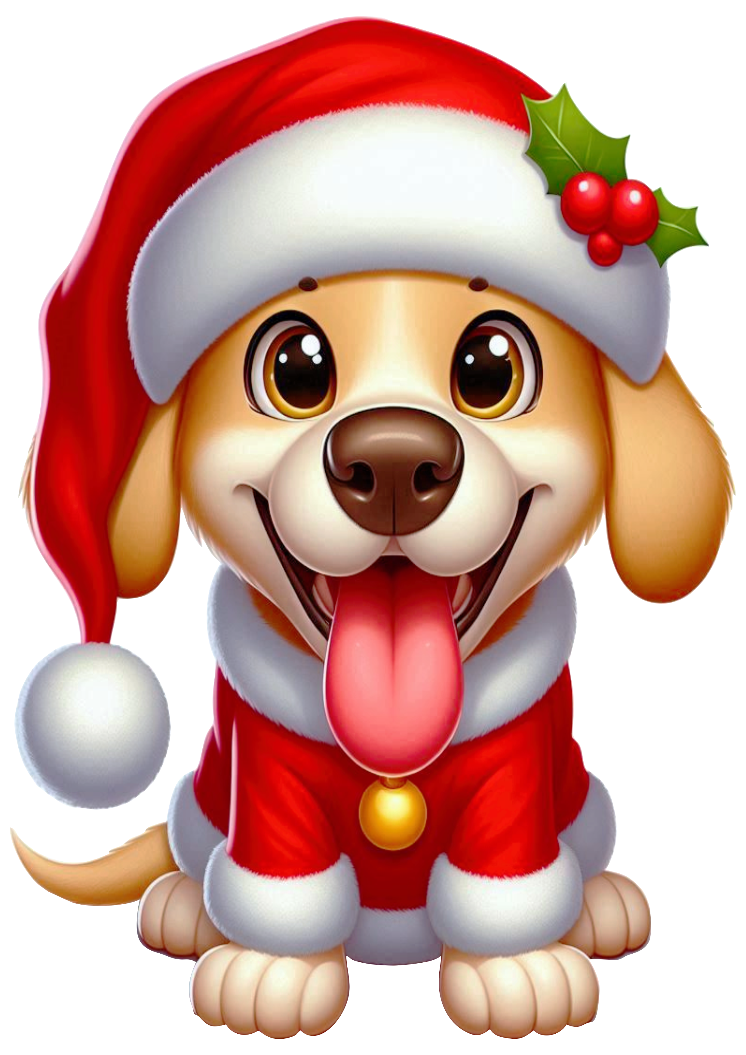 Add Festive Cheer with a Christmas Puppy PNG