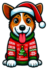 christmas cute dog7