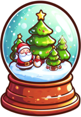 christmas snow globe