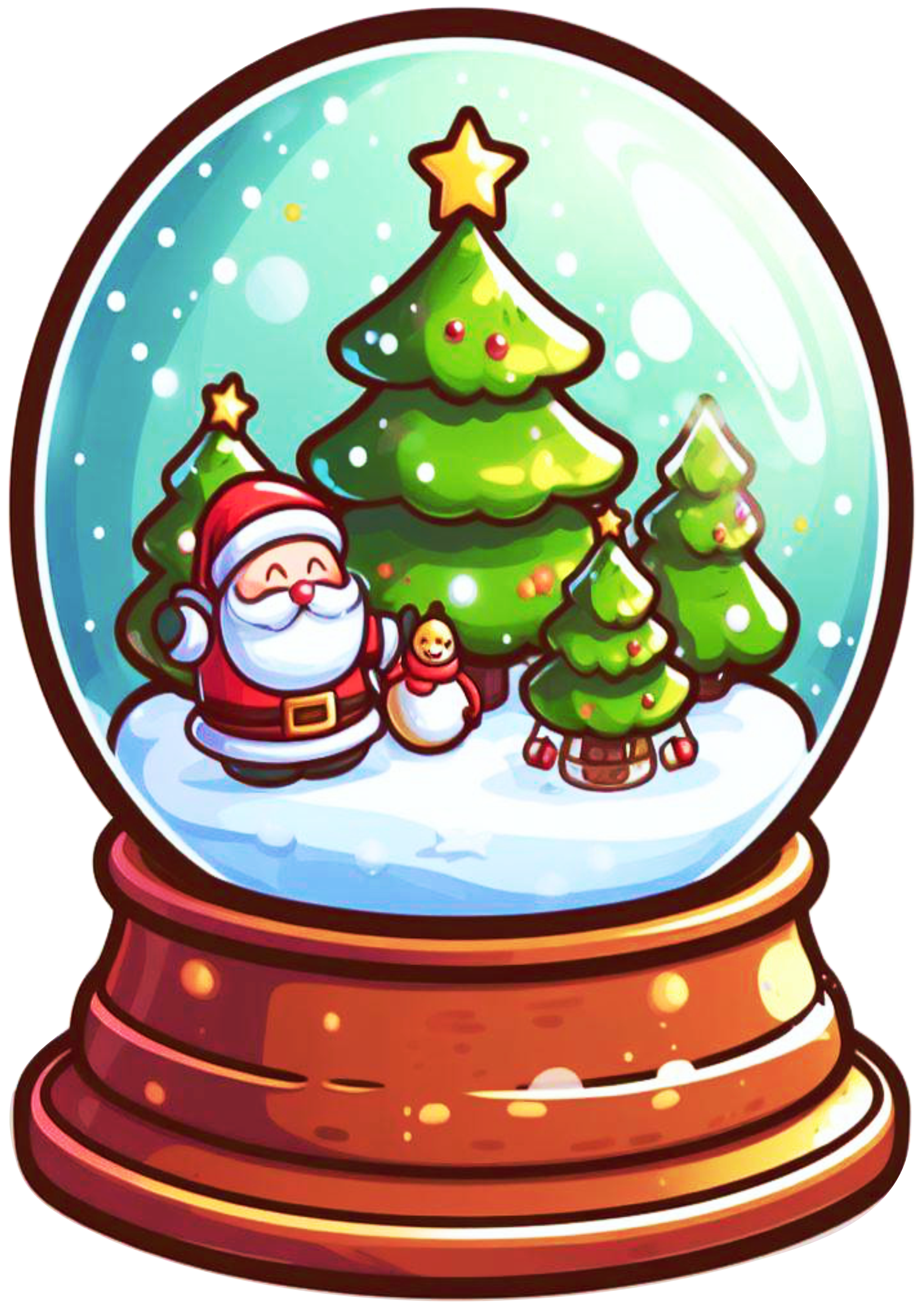 Christmas Snow Globe PNG