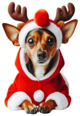 dog pinscher christmas costume