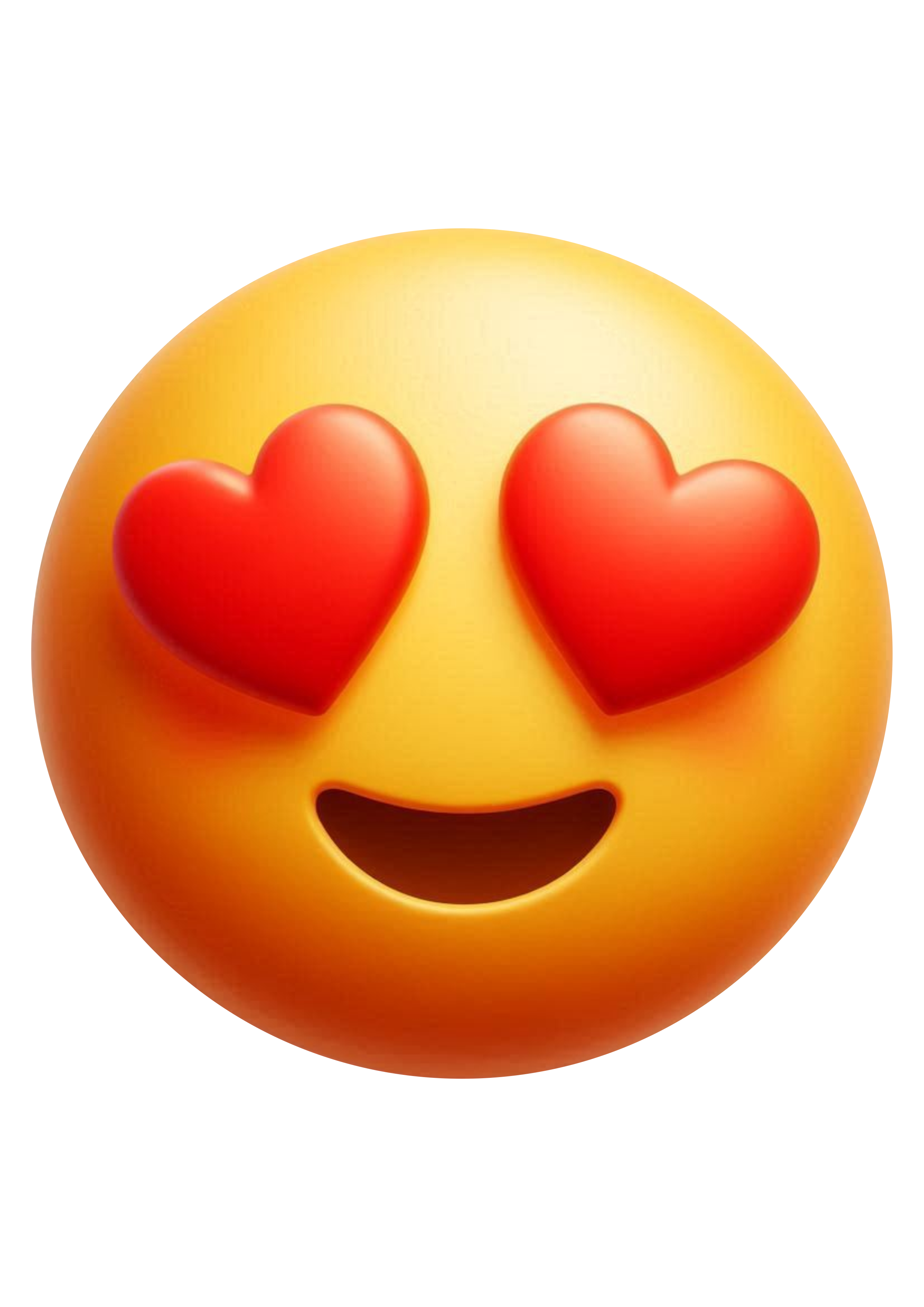 Heart-Eyes Emoji PNG: Perfect for Social Media Use