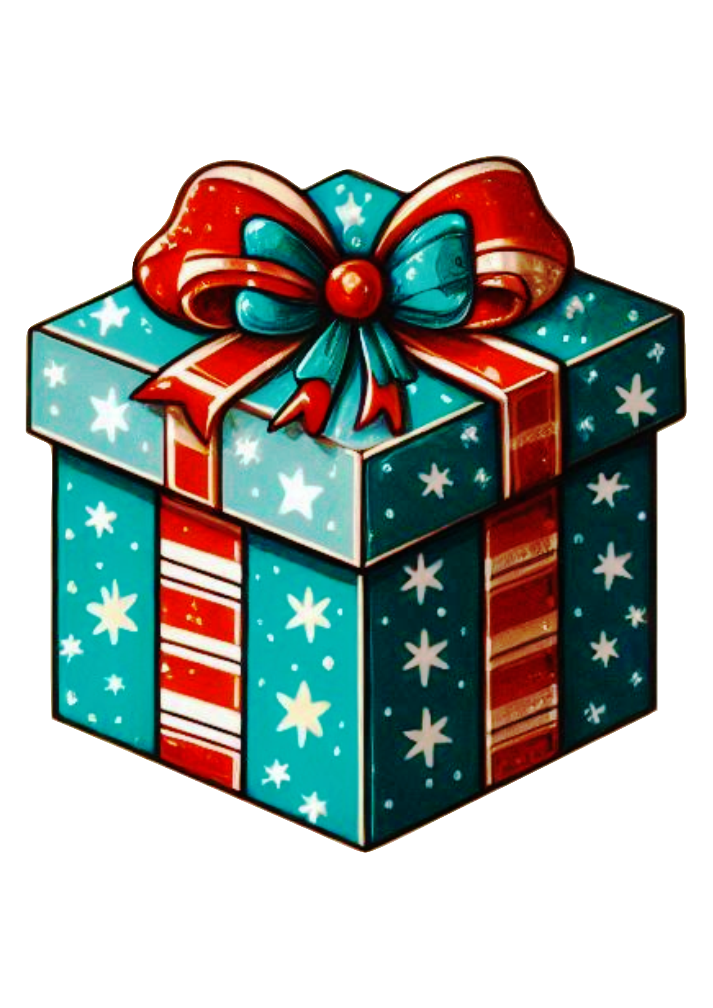 Christmas Gift Box Drawing: Perfect for Your Creative Projects PNG