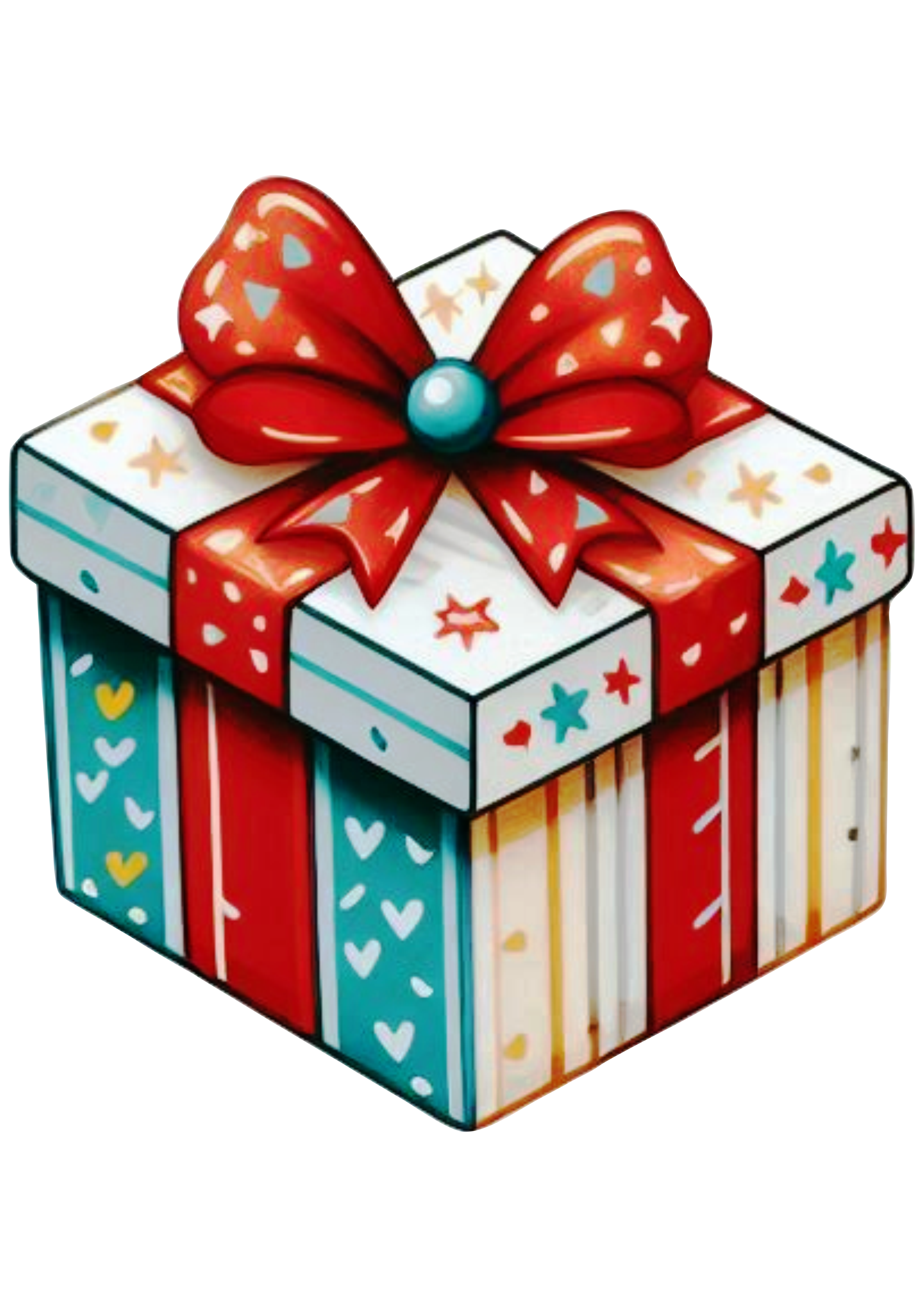 PNG Image of Christmas Gift Box