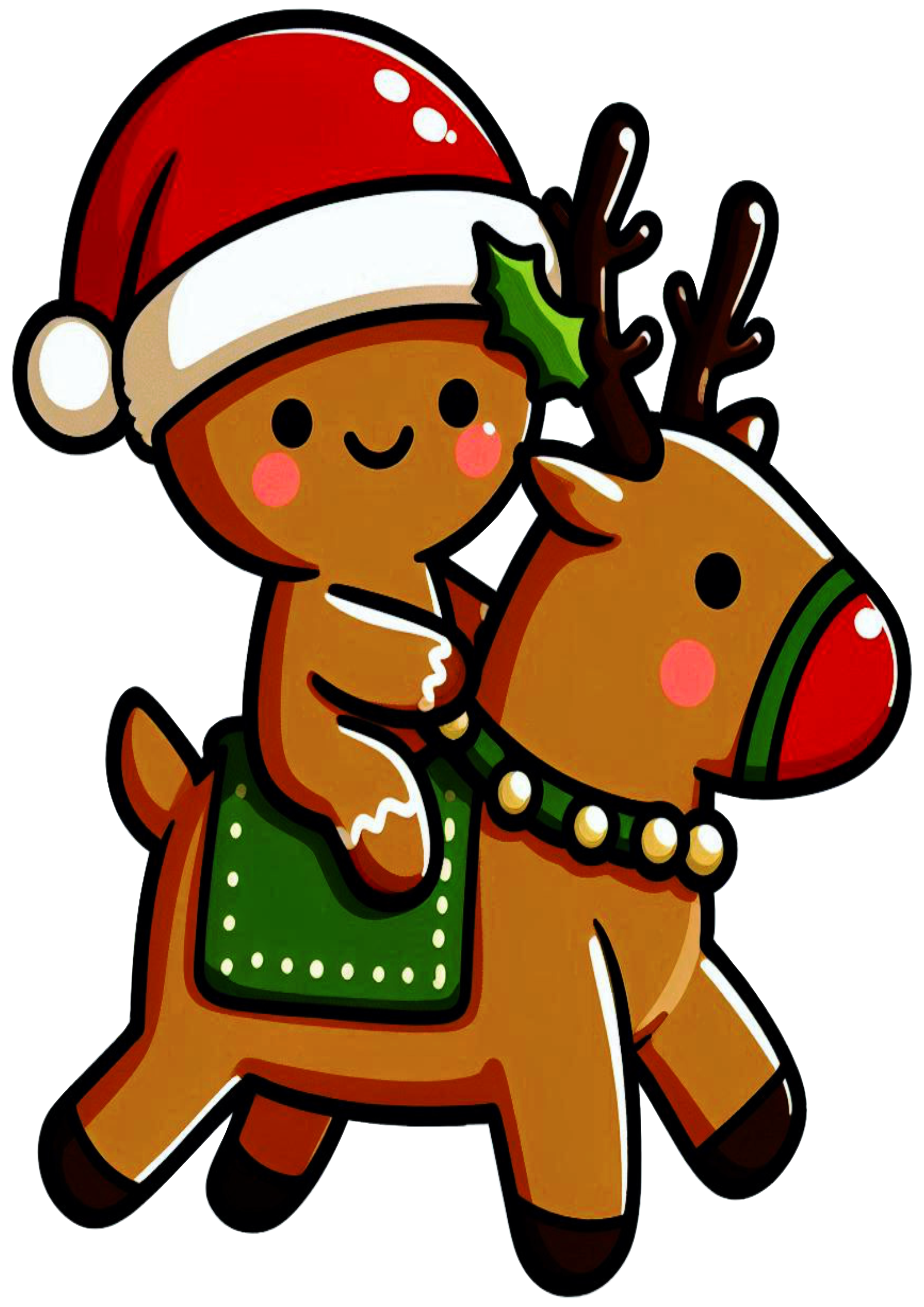 Gingerbread Man: The Sweet and Charming Christmas Illustration PNG