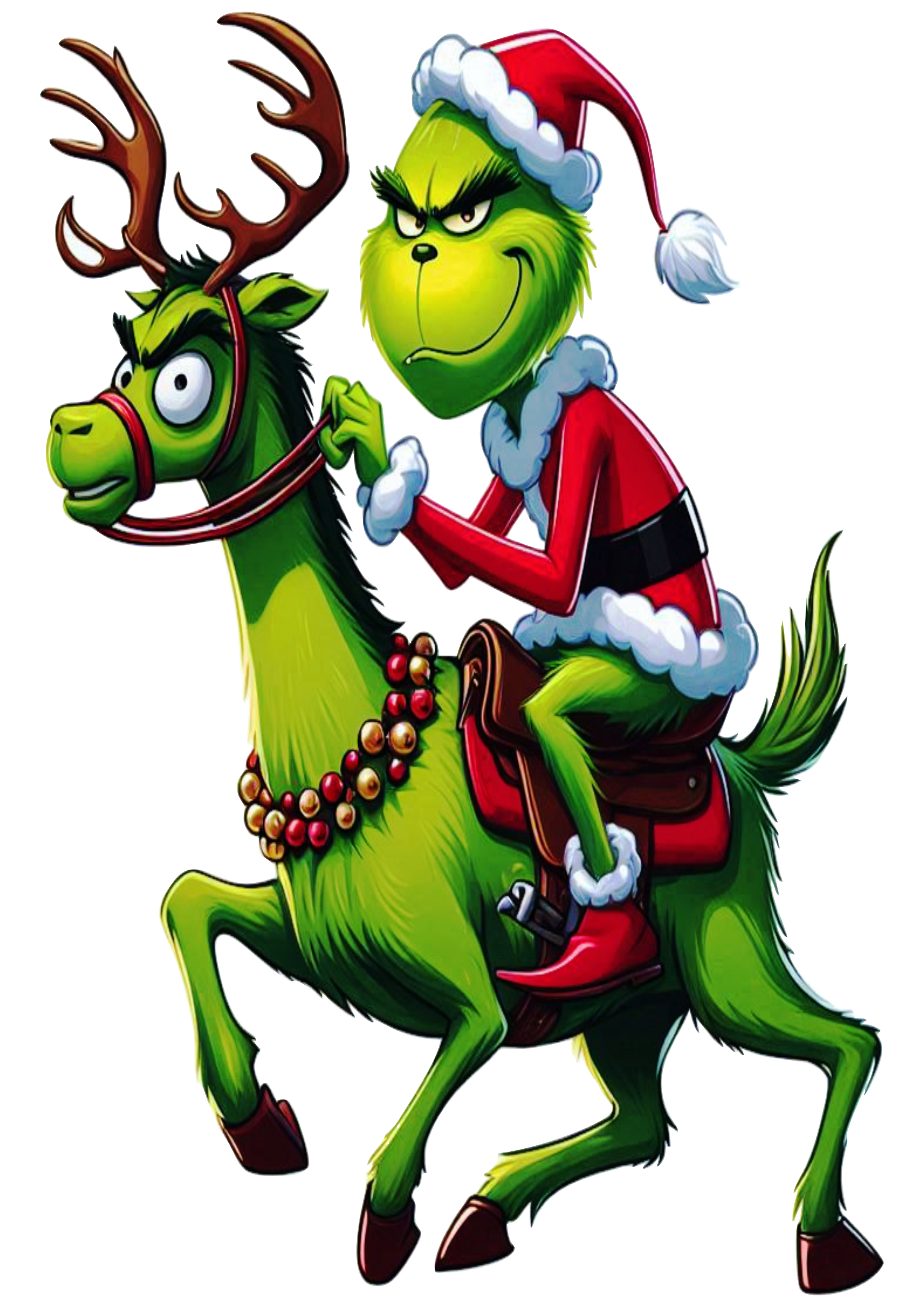 Grinch Illustration: A Unique Take on Holiday Cheer PNG