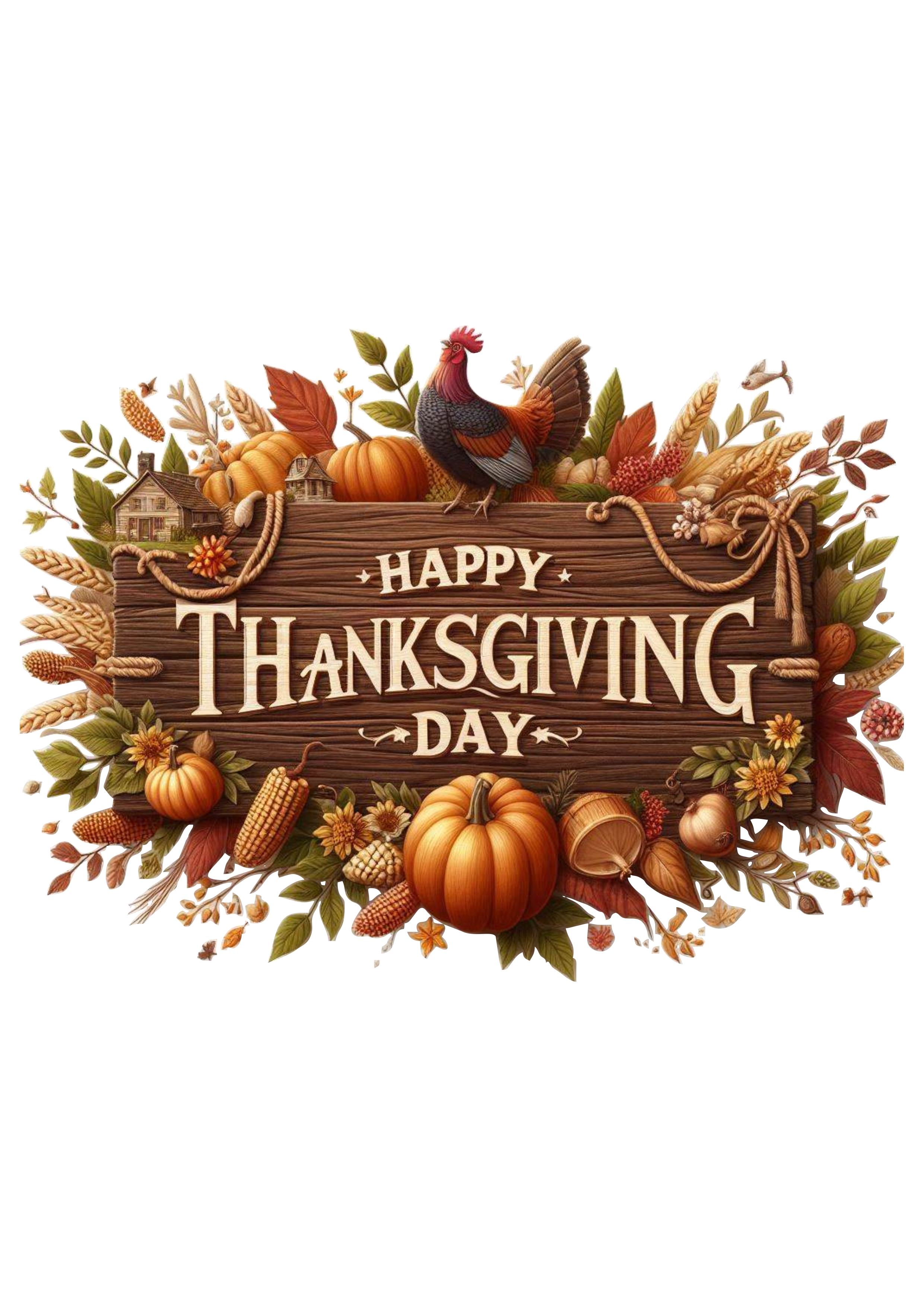 Happy Thanksgiving Day PNG