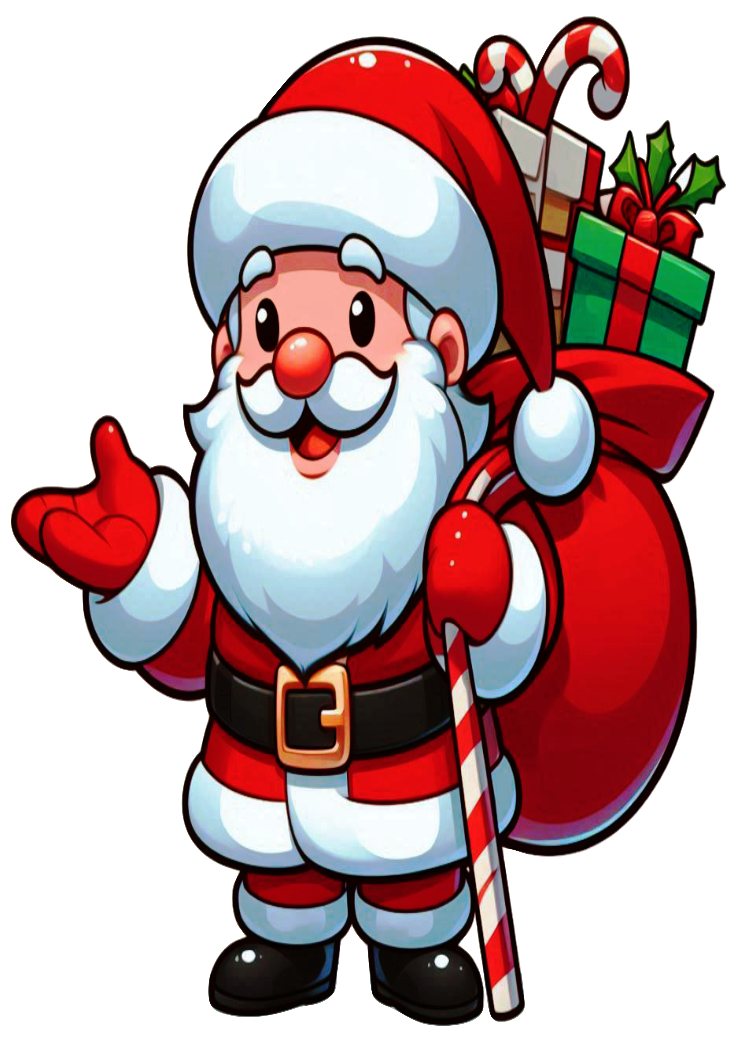 Santa Claus Drawing for a Magical Christmas Season PNG