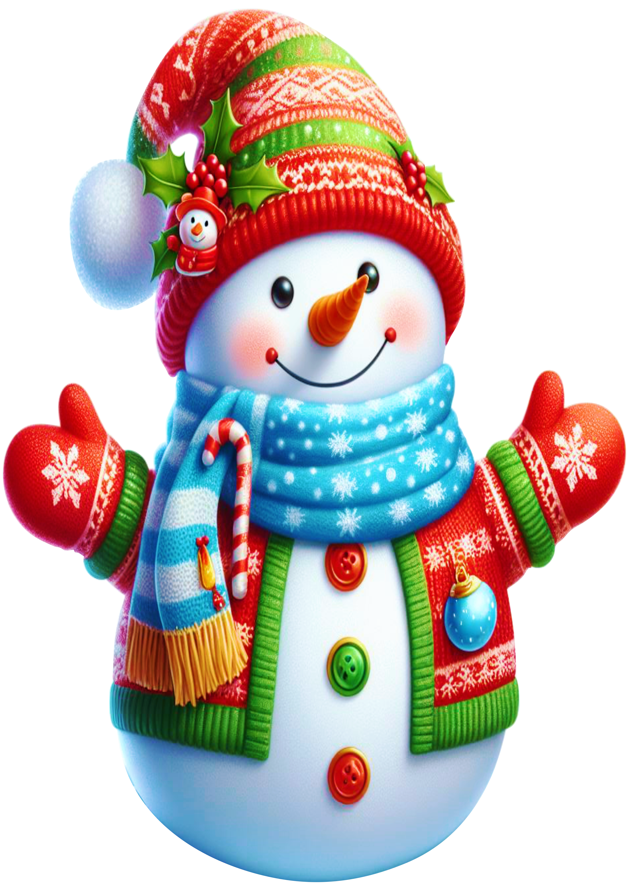 Christmas Snowman PNG