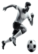 soccer player transparent background