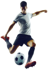 soccer player transparent background1