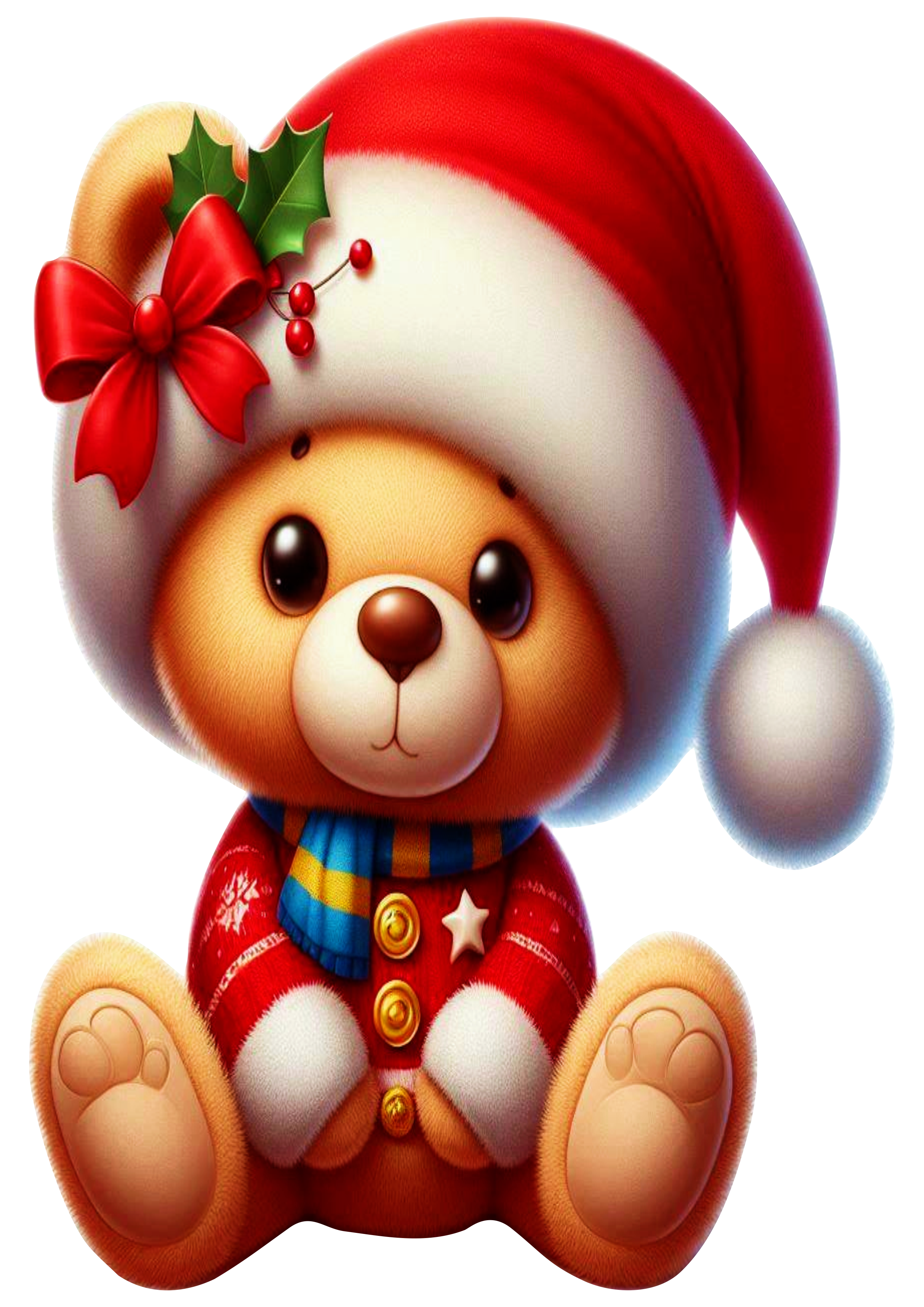 Christmas Teddy Bear PNG