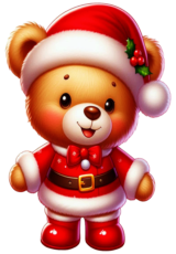 teddy bear christmas drawing7