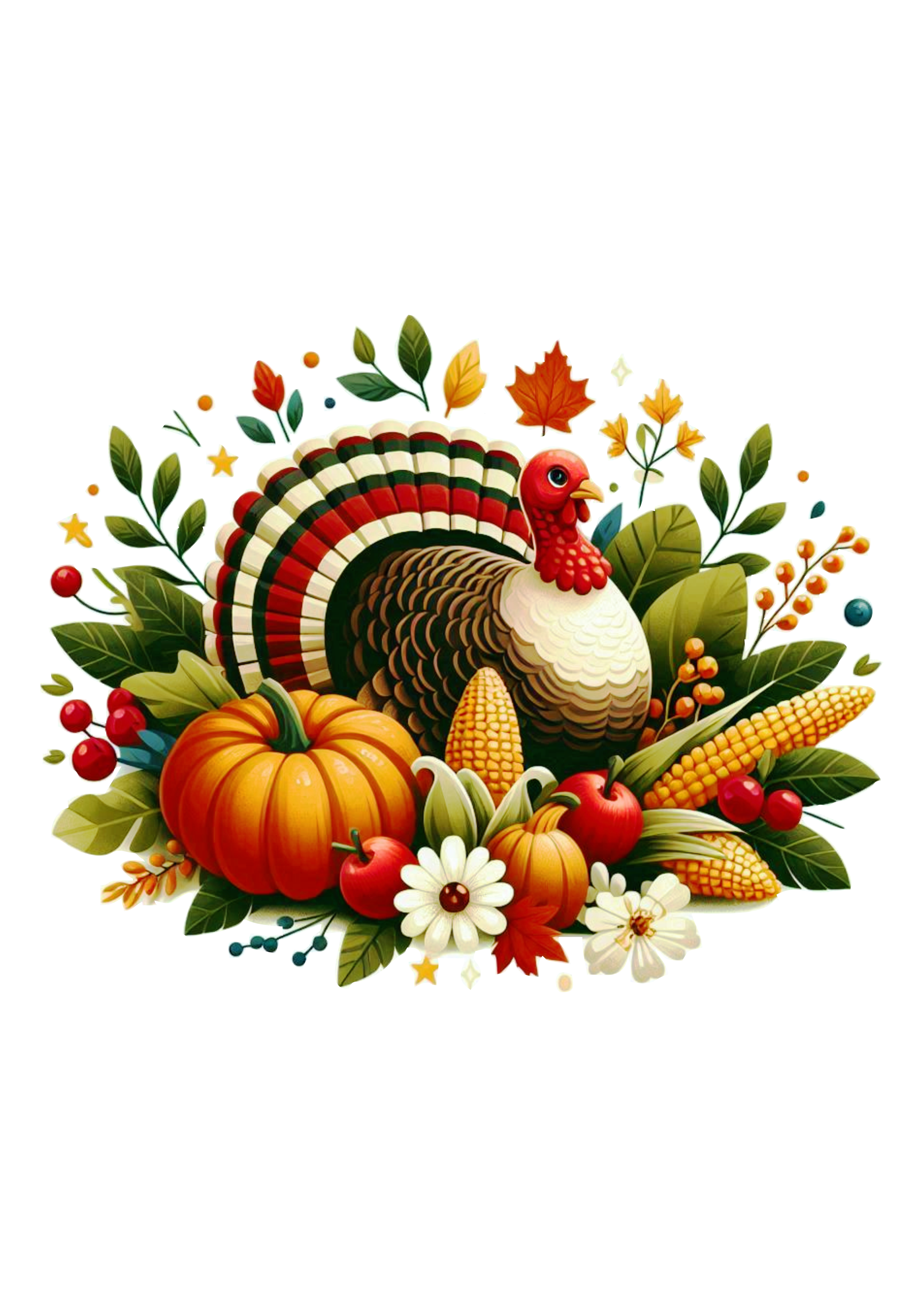 Thanksgiving Turkey: Perfect PNG Image for Decorations