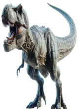 tyrannosaurus rex design transparente background2