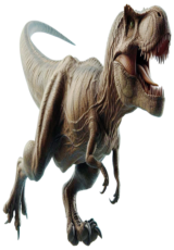 tyrannosaurus rex design transparente background4