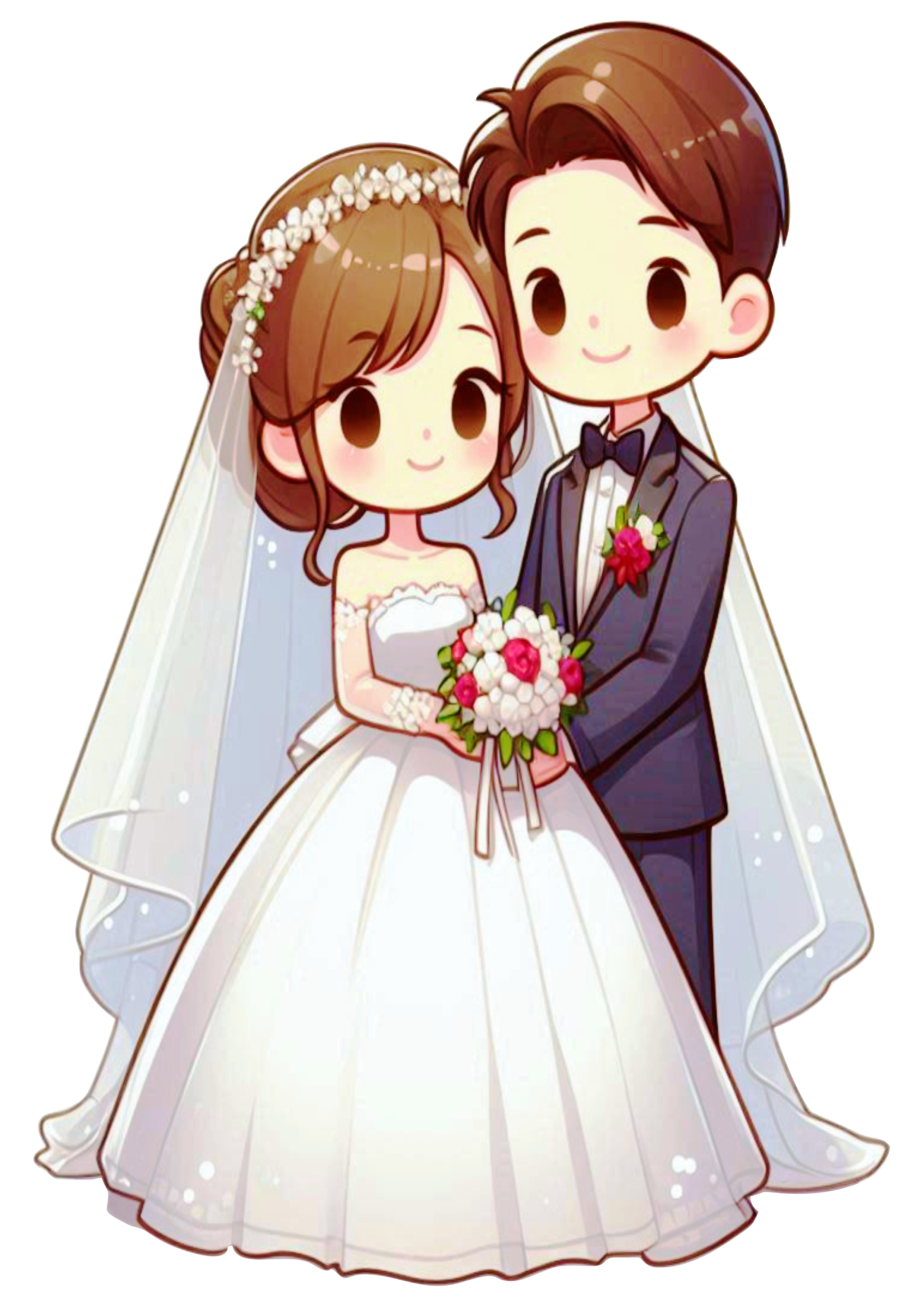 Wedding Couple PNG Image: Perfect for Decorations and Invitations