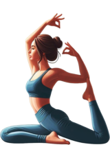 Woman doing yoga2