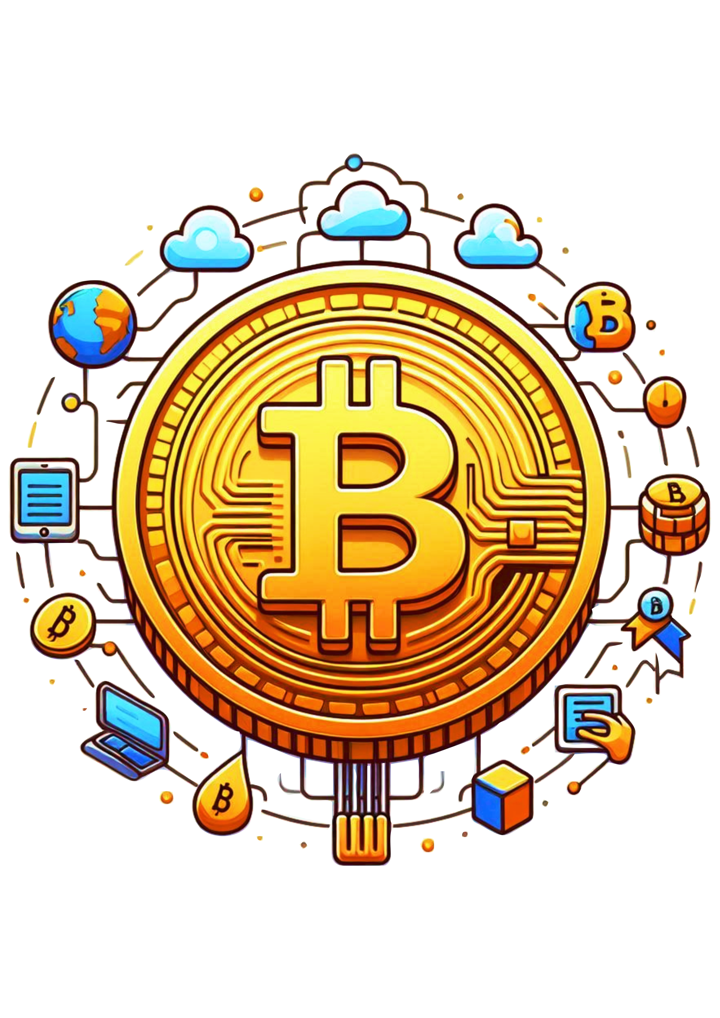 Create Impactful Designs with Bitcoin PNG Image