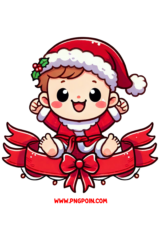 christmas cake topper baby drawing5