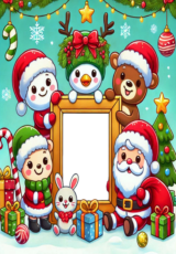 christmas decor photo frame1