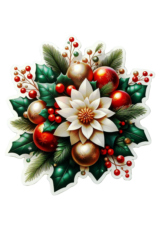 christmas flower decor1