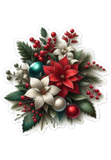 christmas flower decor3