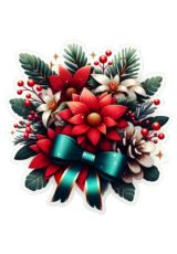 christmas flower decor4