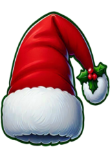 christmas hat decor image