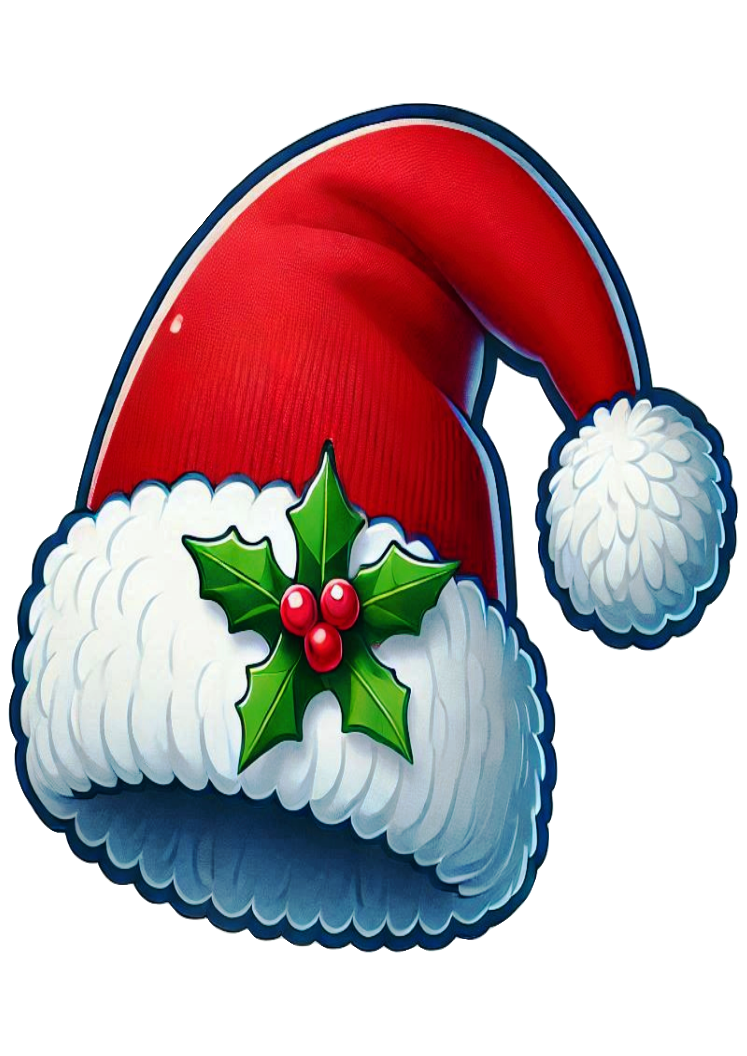 Santa Hat Drawing: PNG Image for Christmas Decorations