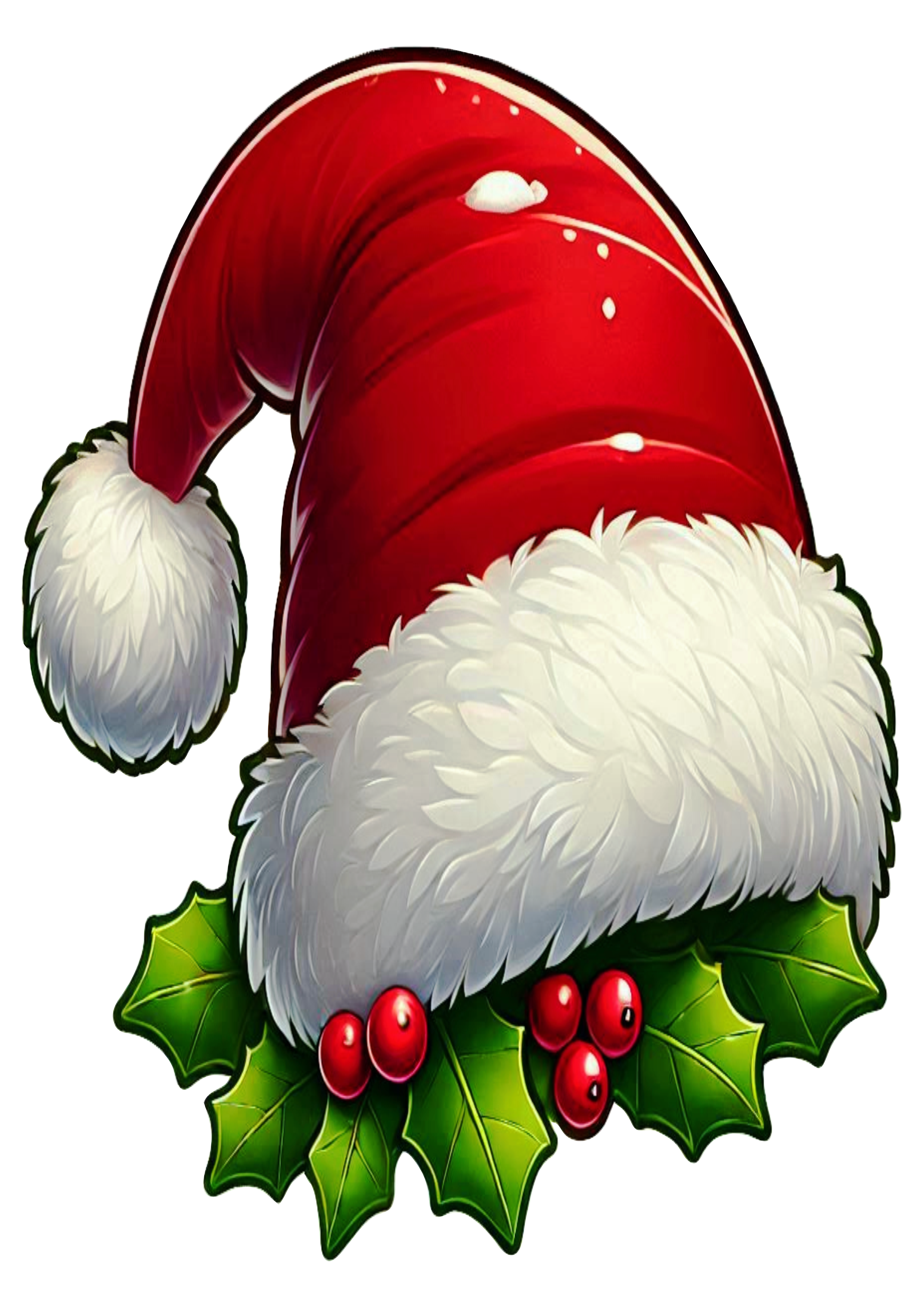 Illustration of Santa’s Hat PNG