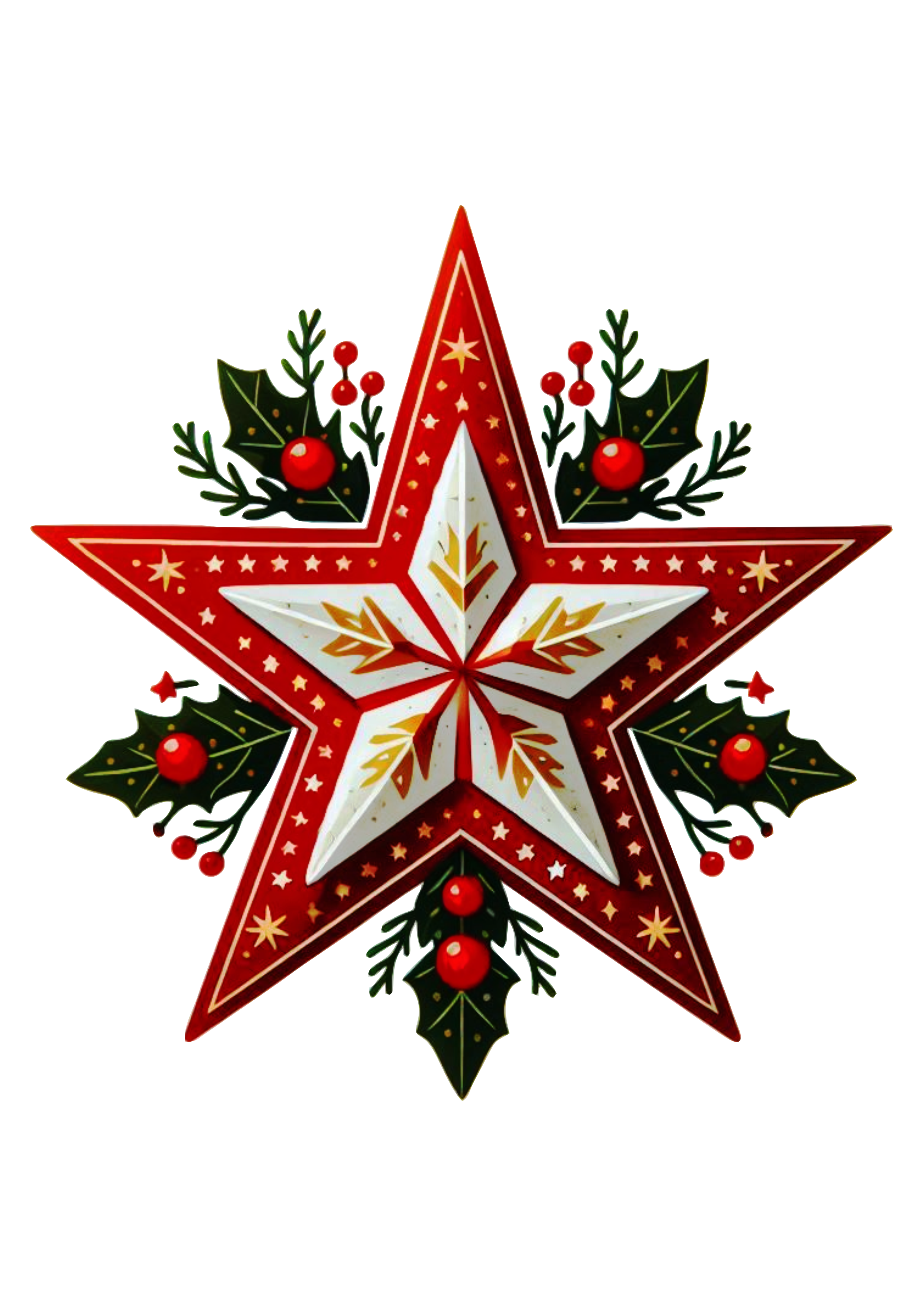 Christmas Tree Star Decoration PNG