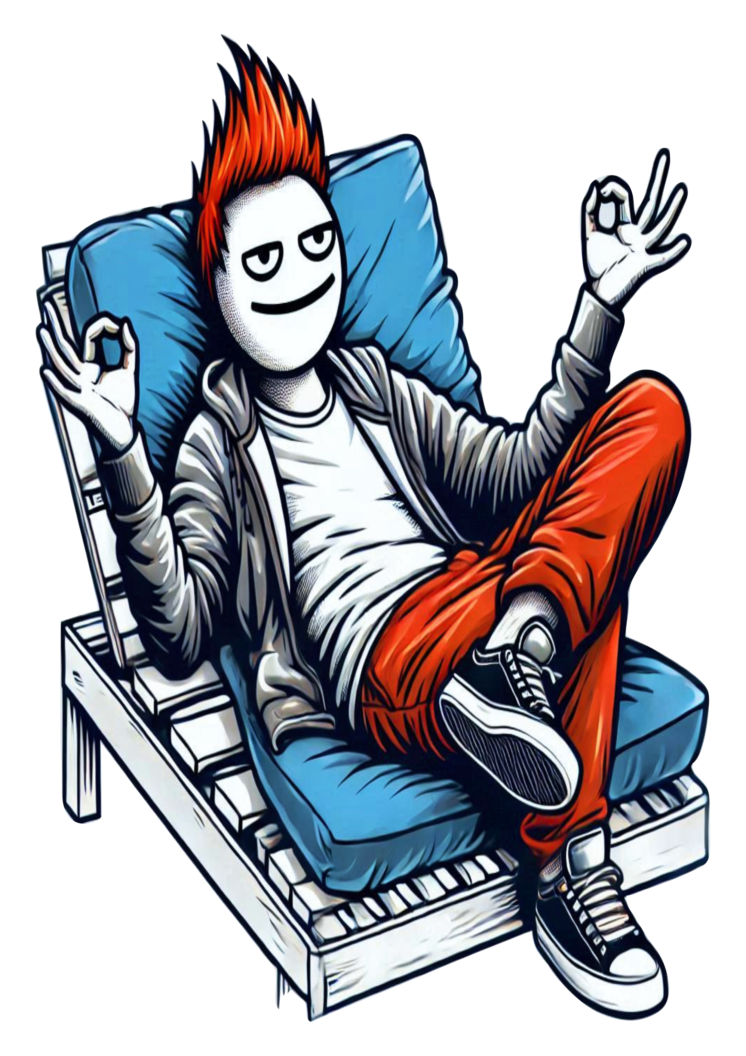 Chill Guy Derp Face: Transparent Background for Creativity PNG