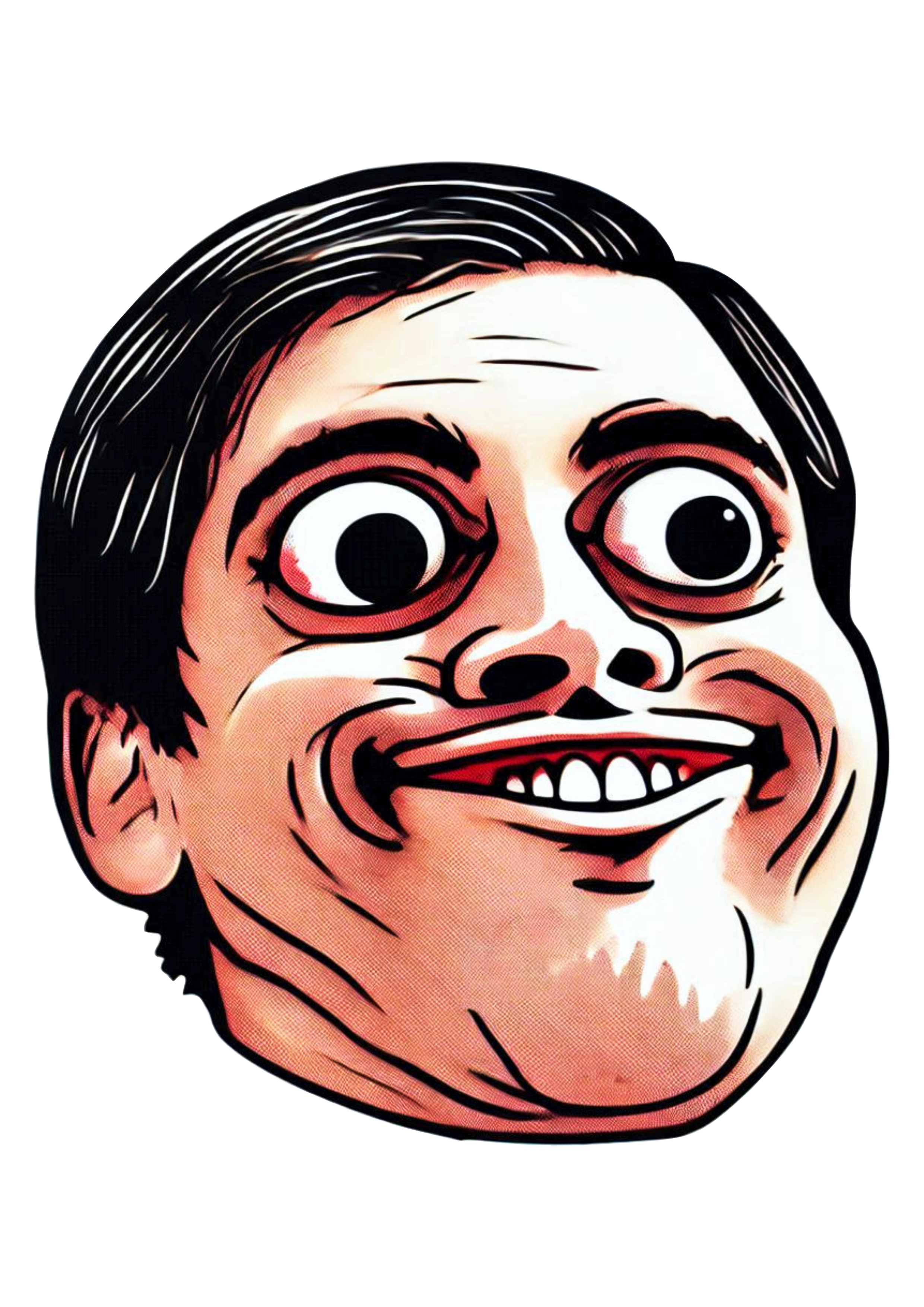 Funny Derp Face Meme in PNG: Perfect for Creative Projects