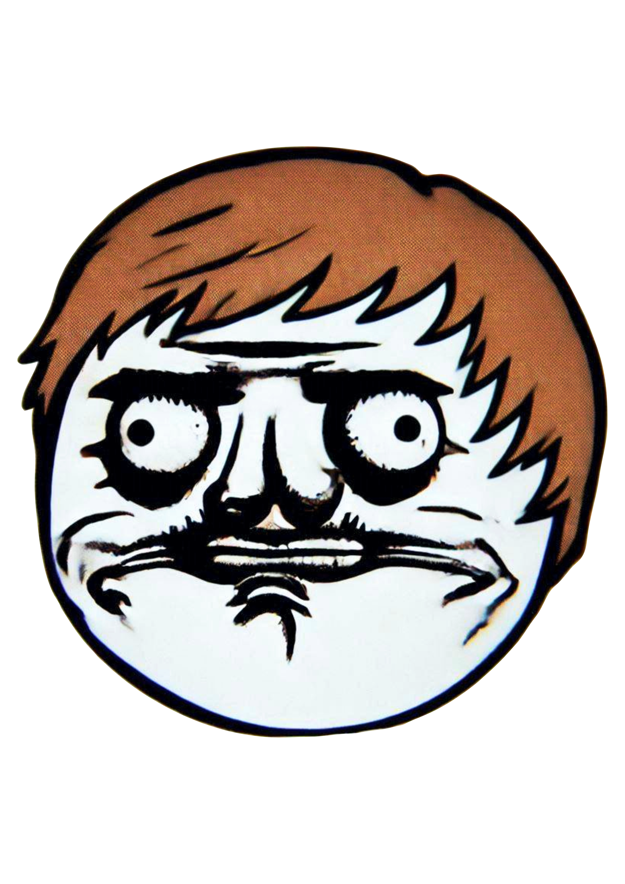 Derp Face Meme Image: Transparent Background and High Quality PNG