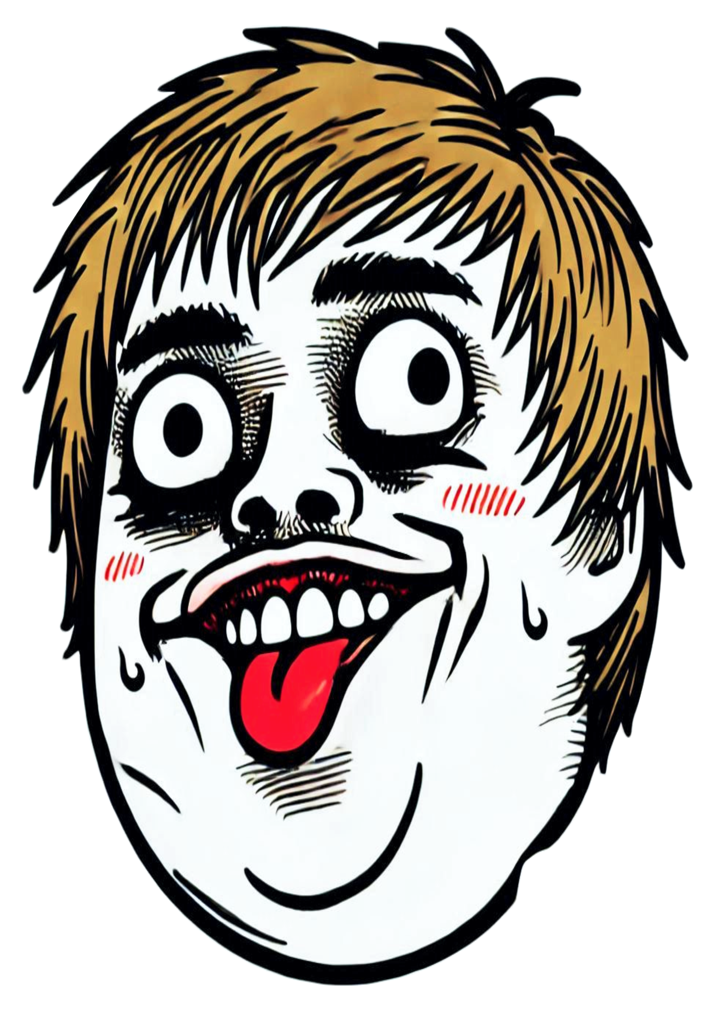 Download Now: Hilarious Derp Face Meme PNG