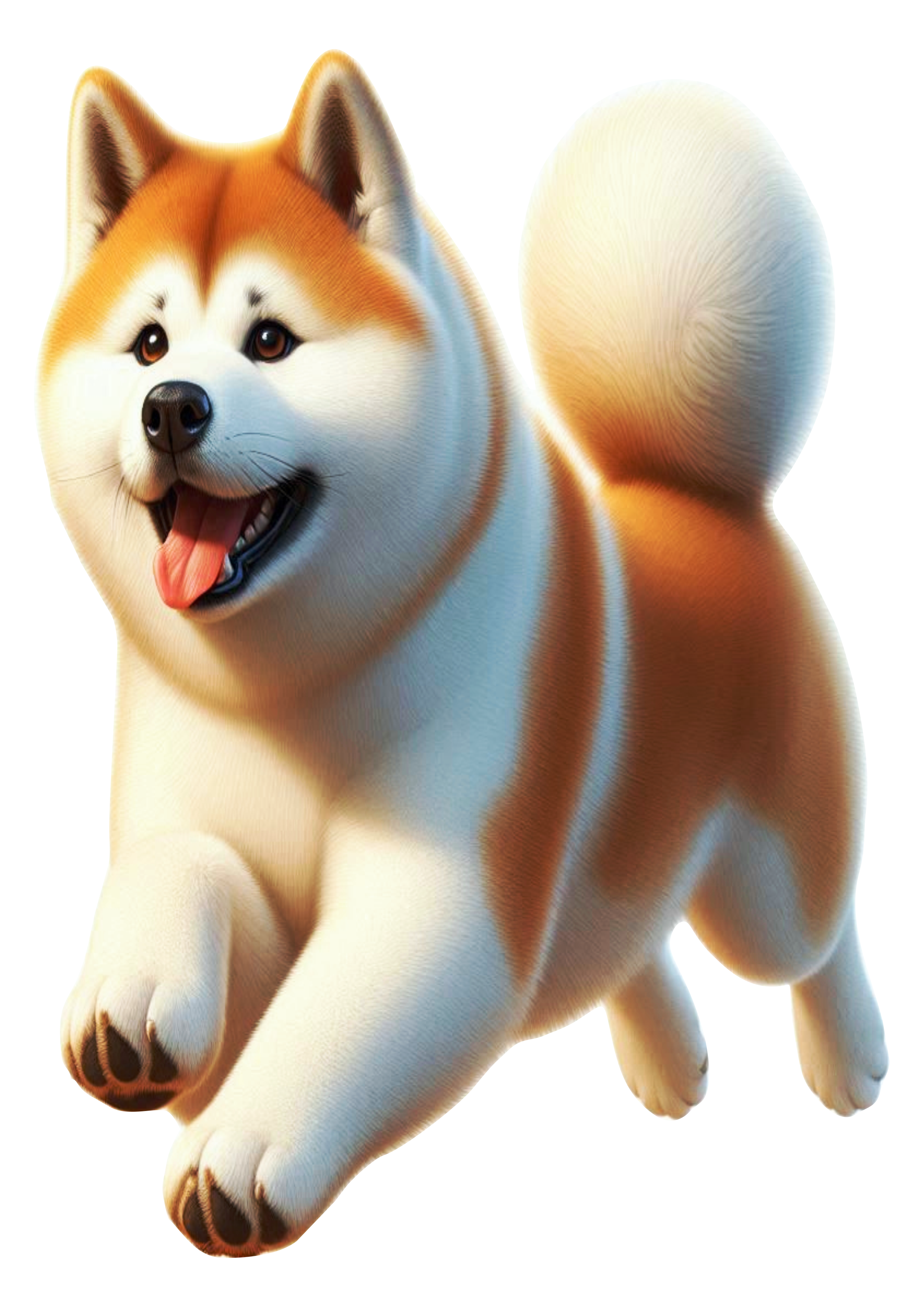 Akita Inu Dog: A Captivating Image for Your Collection PNG