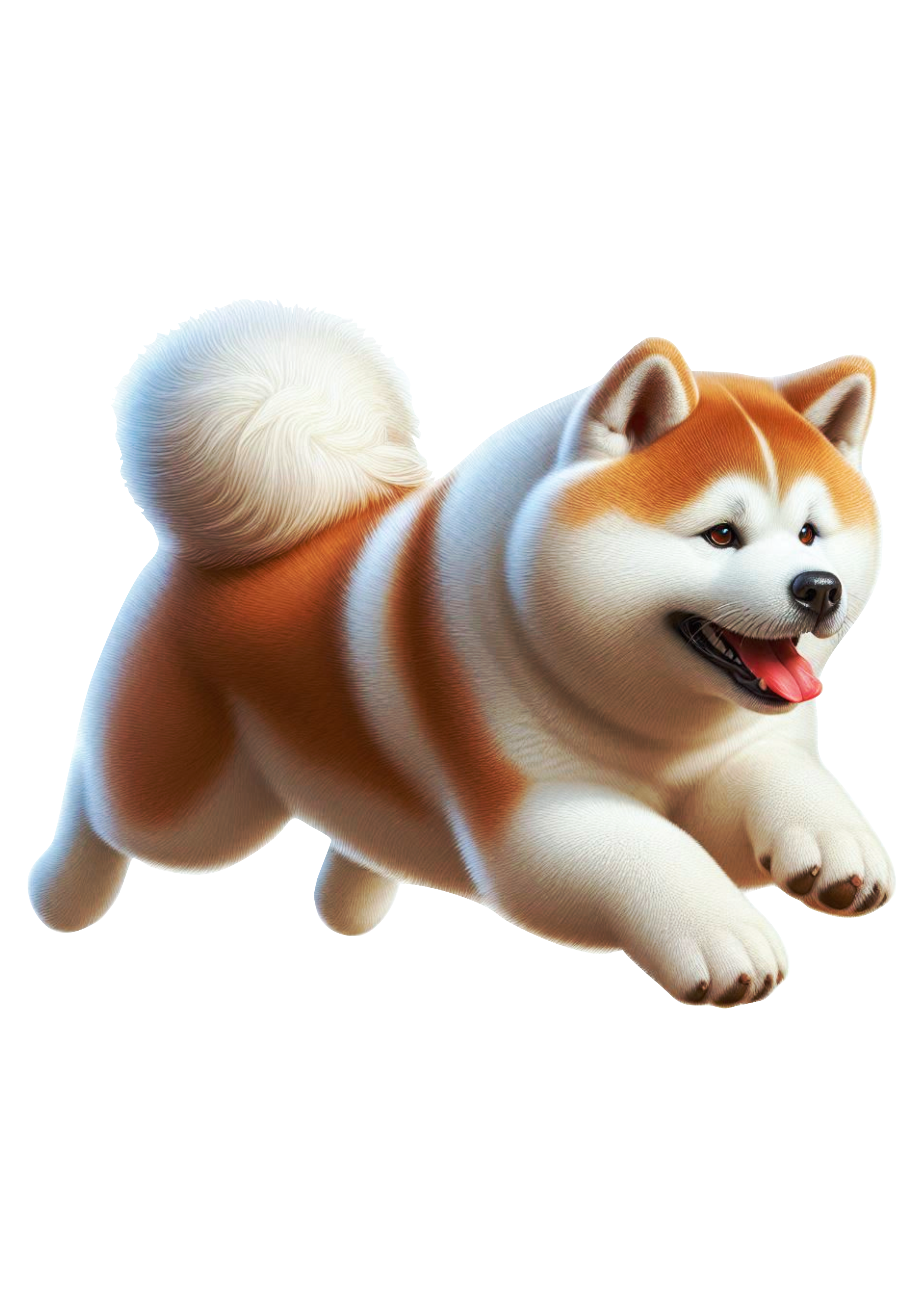 Experience Akita Inu’s Beauty with This PNG Artwork PNG